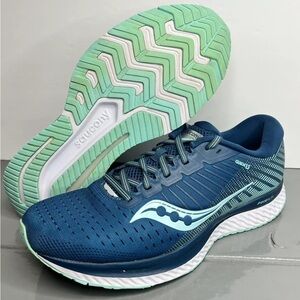 Saucony Guide 13 Blue Running Shoes S10548-25 Womens Sz 9.5 Nice Condition!